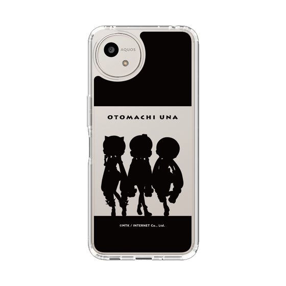 スリムプロテクションケース［ 音街ウナ - シルエット - トリプル ］