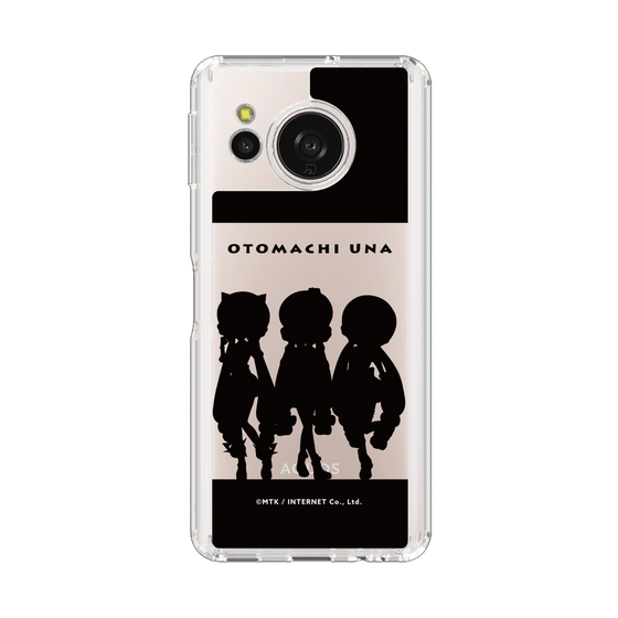 スリムプロテクションケース［ 音街ウナ - シルエット - トリプル ］