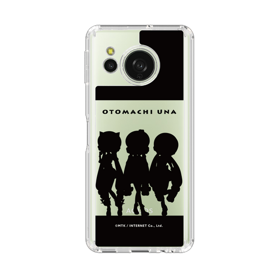 スリムプロテクションケース［ 音街ウナ - シルエット - トリプル ］