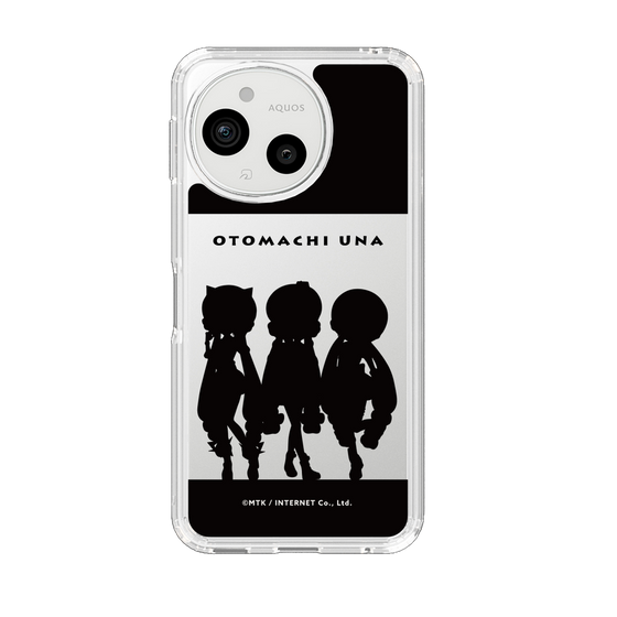 スリムプロテクションケース［ 音街ウナ - シルエット - トリプル ］