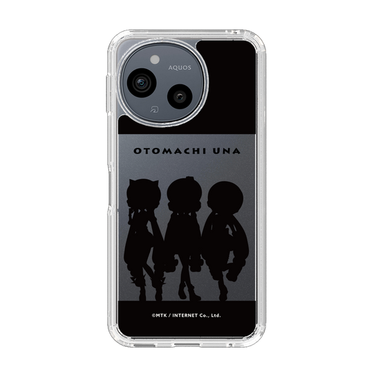 スリムプロテクションケース［ 音街ウナ - シルエット - トリプル ］