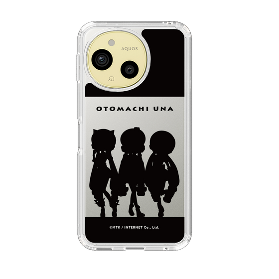 スリムプロテクションケース［ 音街ウナ - シルエット - トリプル ］