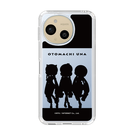 スリムプロテクションケース［ 音街ウナ - シルエット - トリプル ］