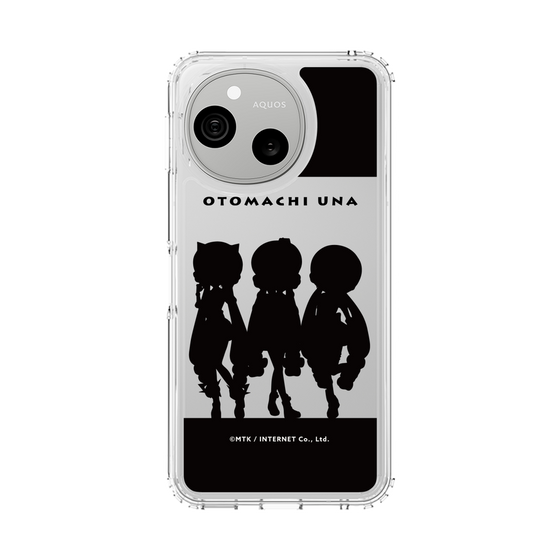 スリムプロテクションケース［ 音街ウナ - シルエット - トリプル ］