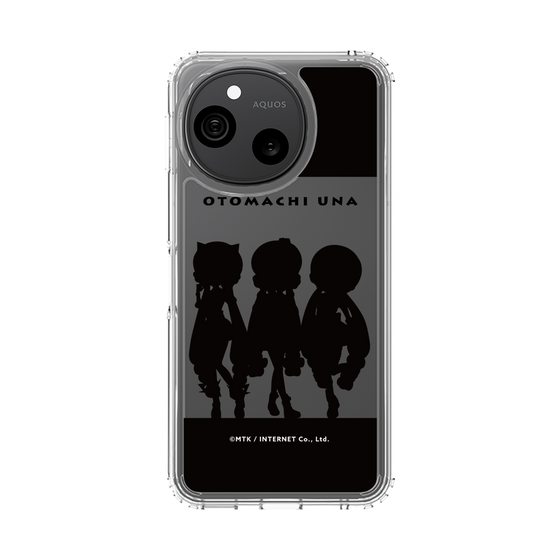スリムプロテクションケース［ 音街ウナ - シルエット - トリプル ］