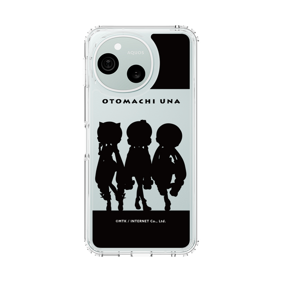 スリムプロテクションケース［ 音街ウナ - シルエット - トリプル ］
