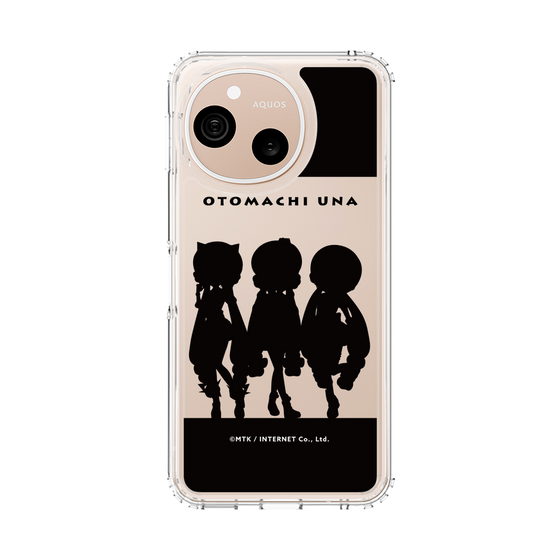 スリムプロテクションケース［ 音街ウナ - シルエット - トリプル ］