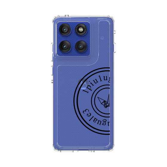 スリムプロテクションケース［ 1PIU1UGUALE3 - 鶴 - Black ］