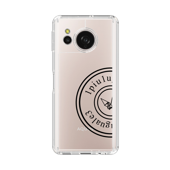 スリムプロテクションケース［ 1PIU1UGUALE3 - 鶴 - Black ］