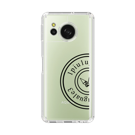 スリムプロテクションケース［ 1PIU1UGUALE3 - 鶴 - Black ］