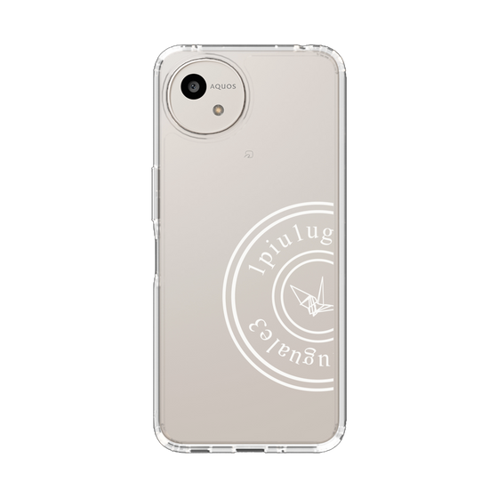 スリムプロテクションケース［ 1PIU1UGUALE3 - 鶴 - White ］