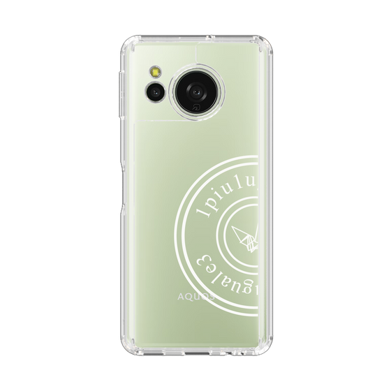 スリムプロテクションケース［ 1PIU1UGUALE3 - 鶴 - White ］