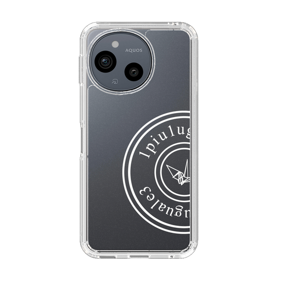 スリムプロテクションケース［ 1PIU1UGUALE3 - 鶴 - White ］