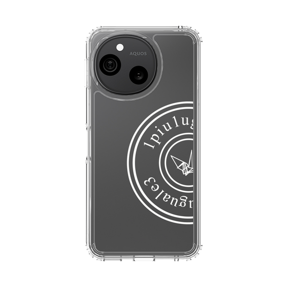 スリムプロテクションケース［ 1PIU1UGUALE3 - 鶴 - White ］