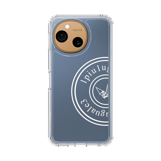 スリムプロテクションケース［ 1PIU1UGUALE3 - 鶴 - White ］