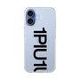 スリムプロテクションケース［ 1PIU1UGUALE3 - Logo Bold - Black ］