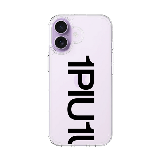 スリムプロテクションケース［ 1PIU1UGUALE3 - Logo Bold - Black ］