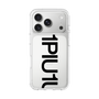 スリムプロテクションケース［ 1PIU1UGUALE3 - Logo Bold - Black ］
