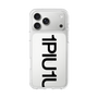 スリムプロテクションケース［ 1PIU1UGUALE3 - Logo Bold - Black ］