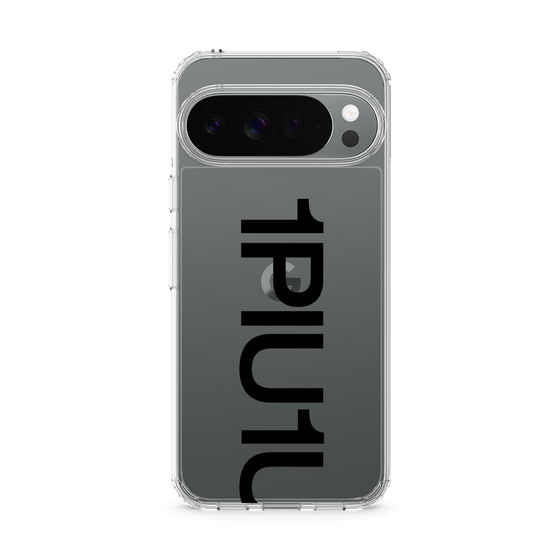 スリムプロテクションケース［ 1PIU1UGUALE3 - Logo Bold - Black ］