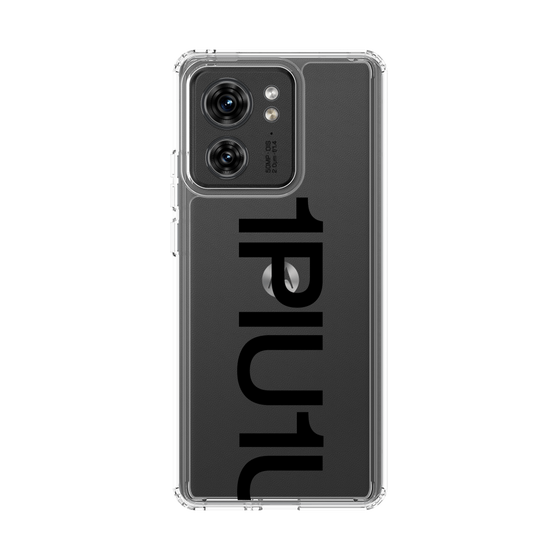 スリムプロテクションケース［ 1PIU1UGUALE3 - Logo Bold - Black ］