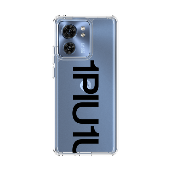 スリムプロテクションケース［ 1PIU1UGUALE3 - Logo Bold - Black ］