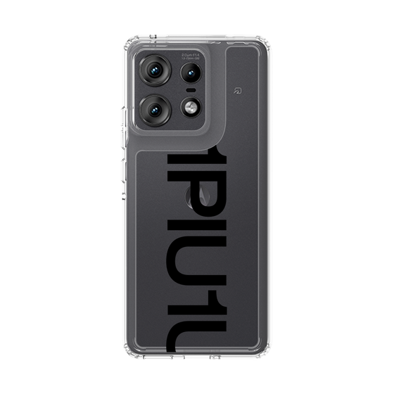 スリムプロテクションケース［ 1PIU1UGUALE3 - Logo Bold - Black ］