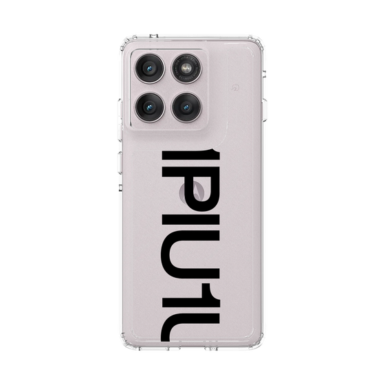 スリムプロテクションケース［ 1PIU1UGUALE3 - Logo Bold - Black ］