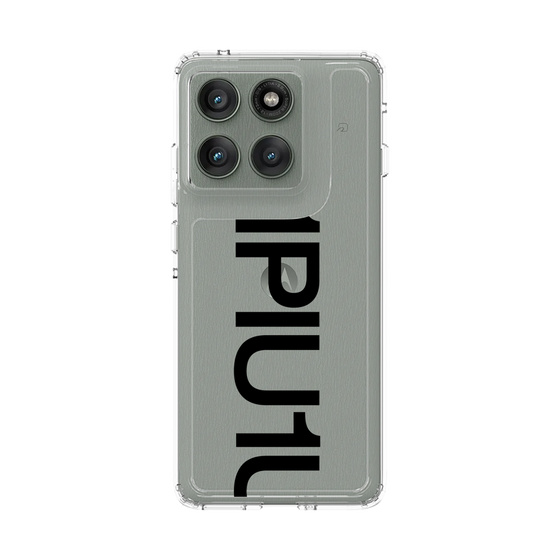 スリムプロテクションケース［ 1PIU1UGUALE3 - Logo Bold - Black ］