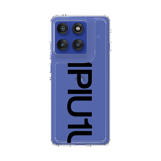 スリムプロテクションケース［ 1PIU1UGUALE3 - Logo Bold - Black ］