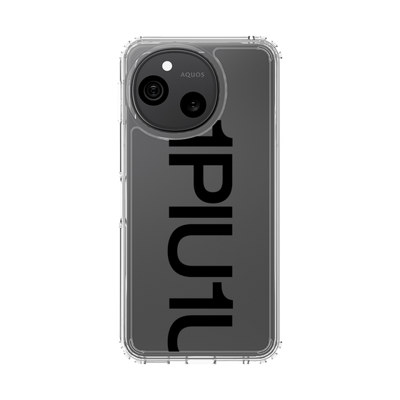 スリムプロテクションケース［ 1PIU1UGUALE3 - Logo Bold - Black ］