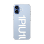 スリムプロテクションケース［ 1PIU1UGUALE3 - Logo Bold -White ］