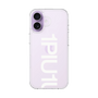 スリムプロテクションケース［ 1PIU1UGUALE3 - Logo Bold -White ］