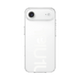 スリムプロテクションケース［ 1PIU1UGUALE3 - Logo Bold -White ］