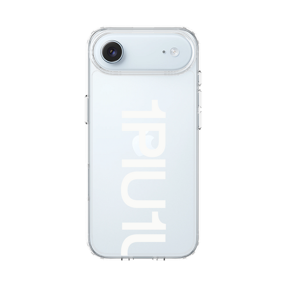 スリムプロテクションケース［ 1PIU1UGUALE3 - Logo Bold -White ］