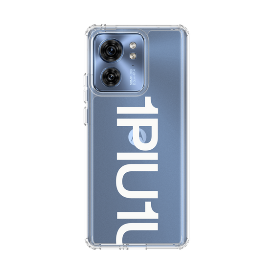 スリムプロテクションケース［ 1PIU1UGUALE3 - Logo Bold -White ］