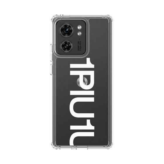 スリムプロテクションケース［ 1PIU1UGUALE3 - Logo Bold -White ］