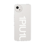スリムプロテクションケース［ 1PIU1UGUALE3 - Logo Bold -White ］