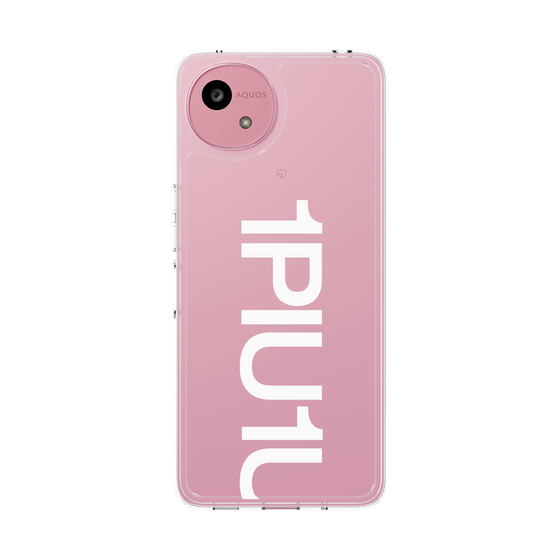 スリムプロテクションケース［ 1PIU1UGUALE3 - Logo Bold -White ］