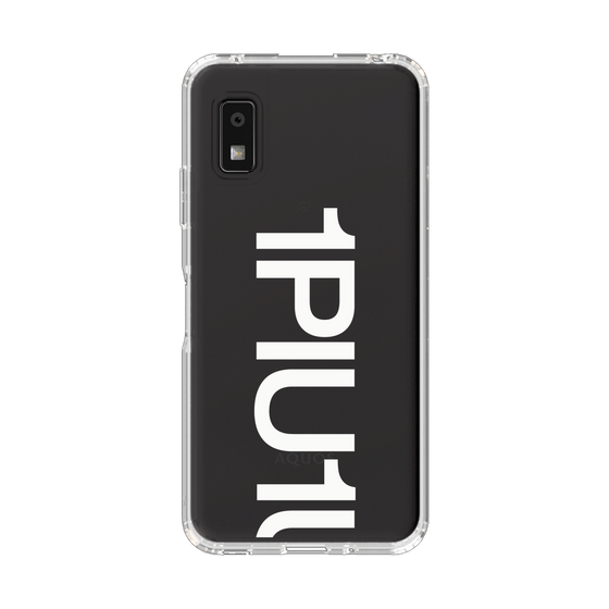 スリムプロテクションケース［ 1PIU1UGUALE3 - Logo Bold -White ］