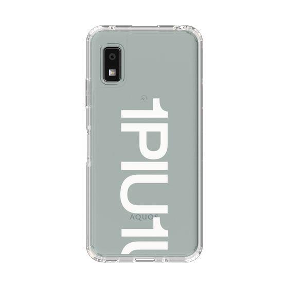 スリムプロテクションケース［ 1PIU1UGUALE3 - Logo Bold -White ］