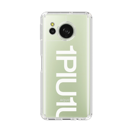 スリムプロテクションケース［ 1PIU1UGUALE3 - Logo Bold -White ］