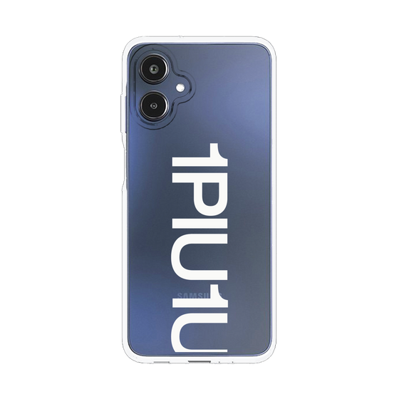 スリムプロテクションケース［ 1PIU1UGUALE3 - Logo Bold -White ］