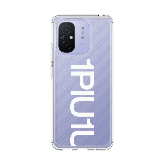 スリムプロテクションケース［ 1PIU1UGUALE3 - Logo Bold -White ］