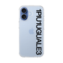 スリムプロテクションケース［ 1PIU1UGUALE3 - Logo - Black ］