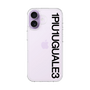 スリムプロテクションケース［ 1PIU1UGUALE3 - Logo - Black ］