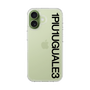 スリムプロテクションケース［ 1PIU1UGUALE3 - Logo - Black ］