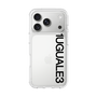 スリムプロテクションケース［ 1PIU1UGUALE3 - Logo - Black ］