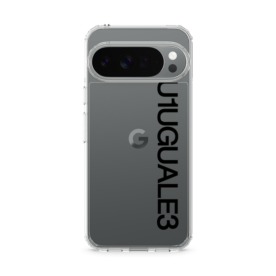 スリムプロテクションケース［ 1PIU1UGUALE3 - Logo - Black ］