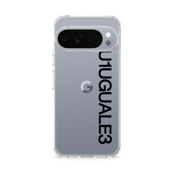スリムプロテクションケース［ 1PIU1UGUALE3 - Logo - Black ］
